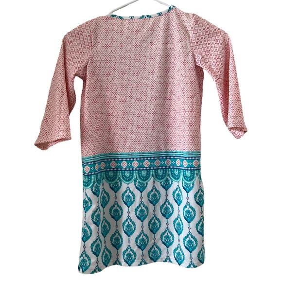 Cabana Life Santorini Swim Cover Up Shift Dress Girl Size 6 X - Picture 3 of 11
